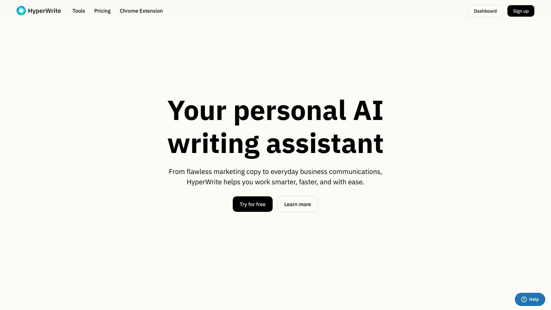 HyperWrite AI screenshot