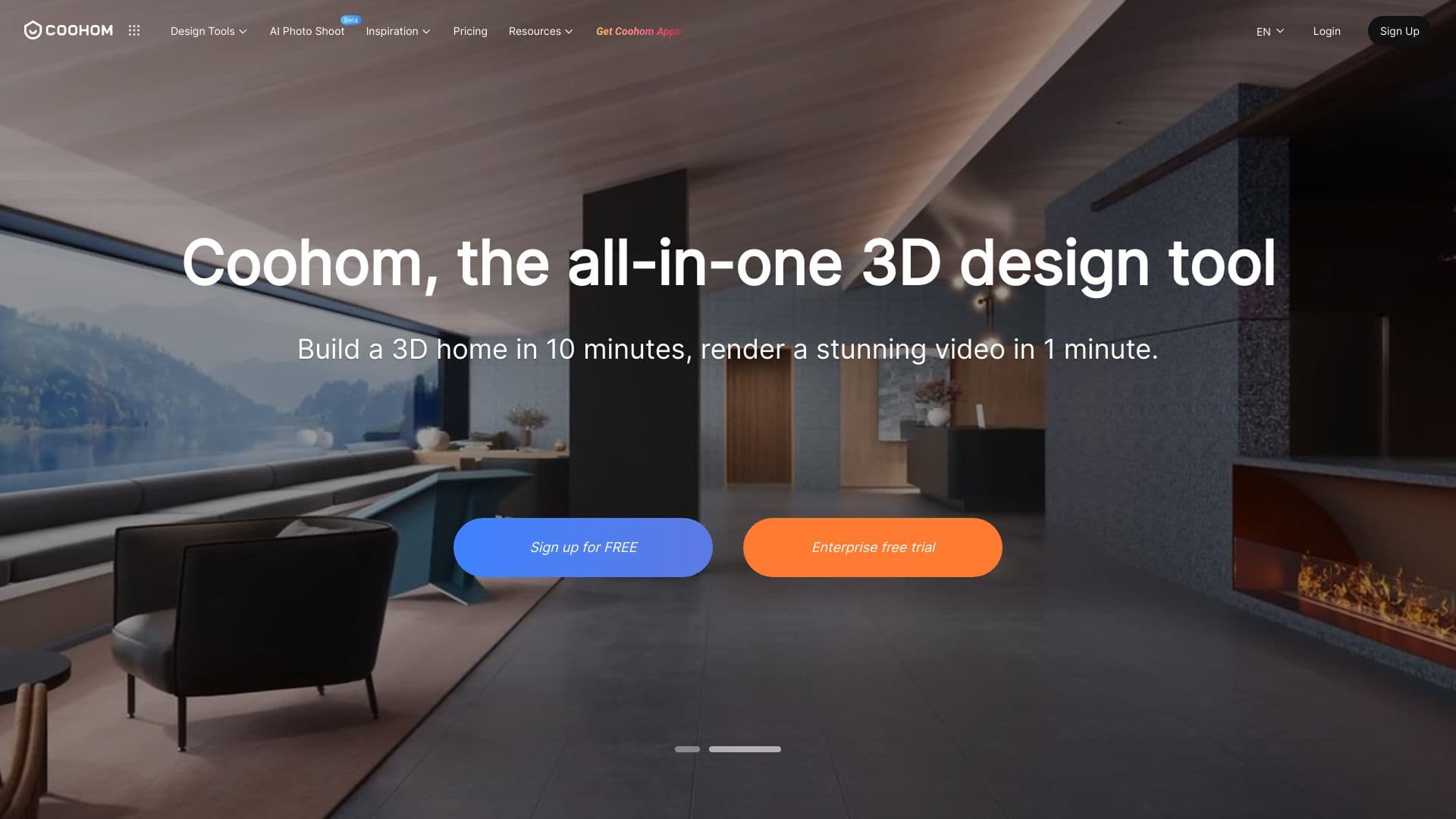Coohom - 3D Home Interior Design AI Tool screenshot