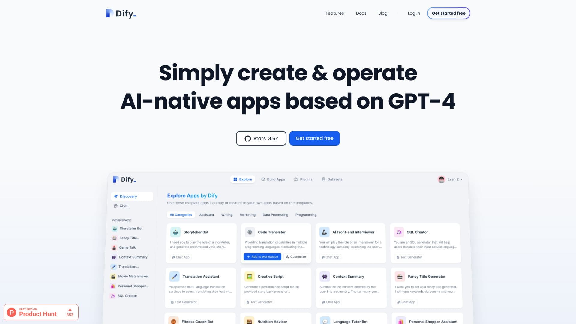 Dify.AI screenshot