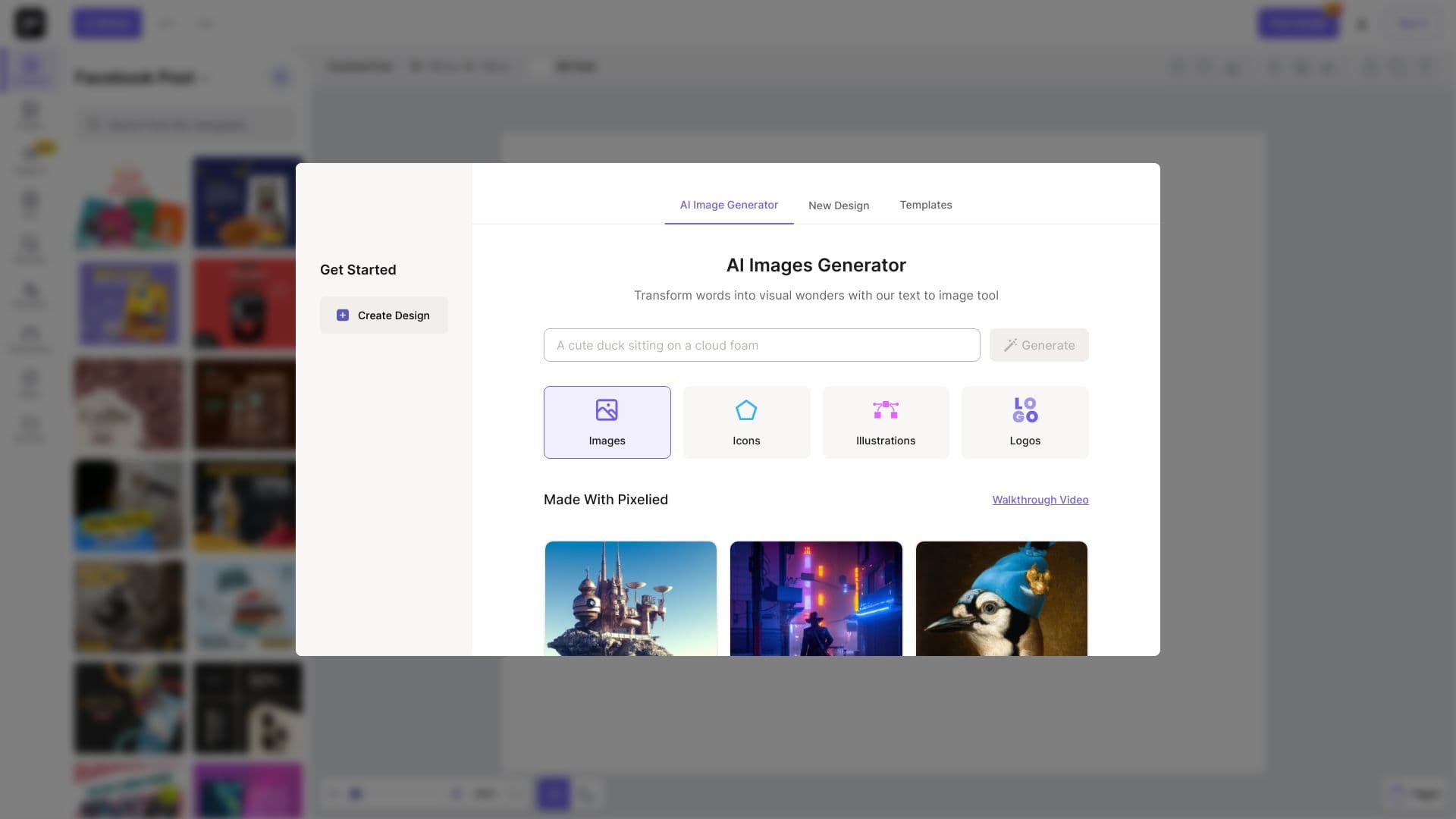 Pixelied Image AI screenshot