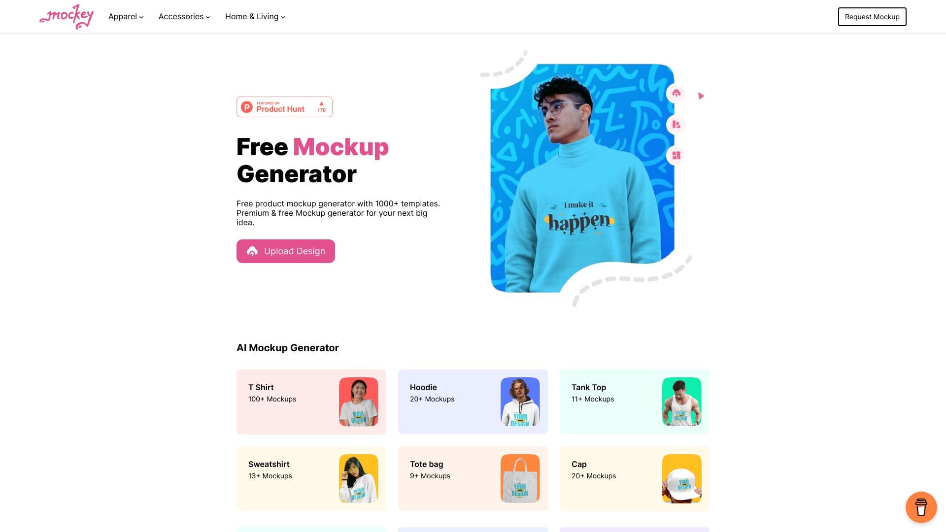 Mockey AI screenshot