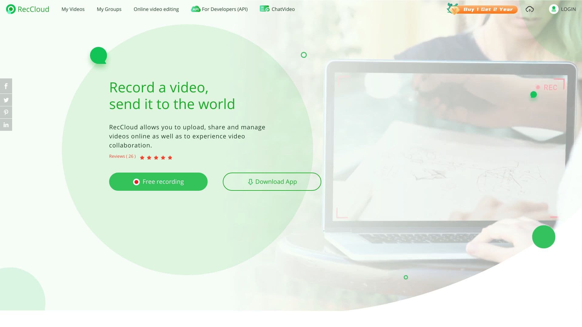 RecCloud screenshot