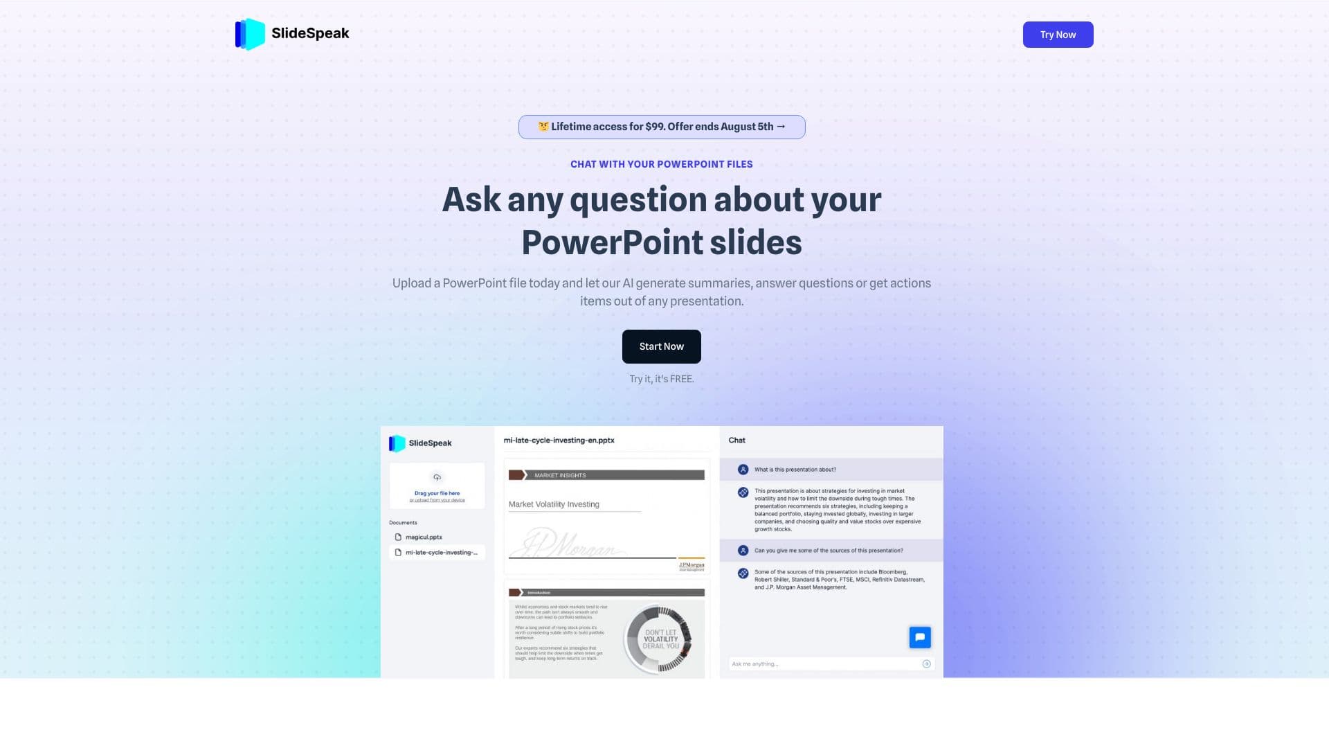 SlideSpeak screenshot