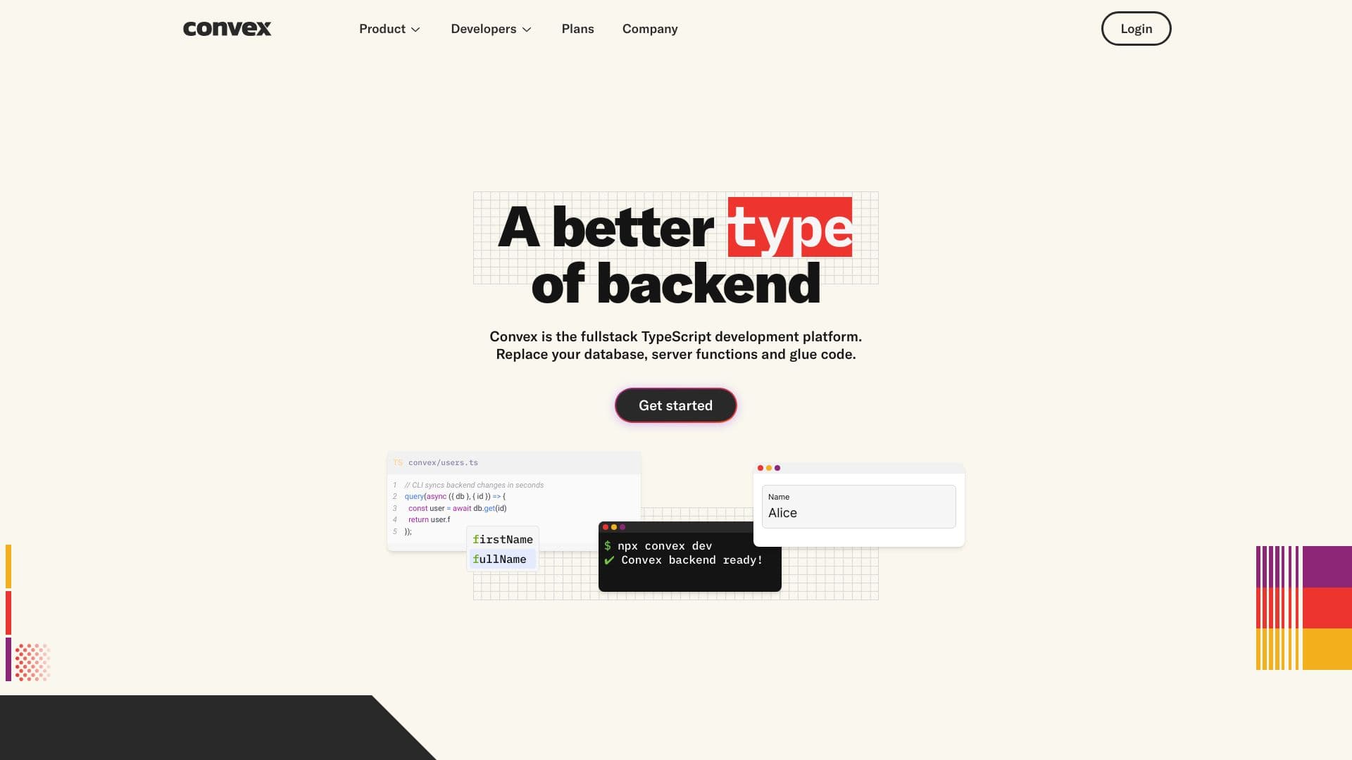 Convex screenshot
