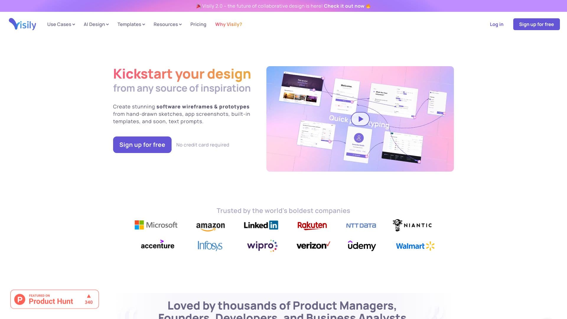 Visily 2.0 screenshot