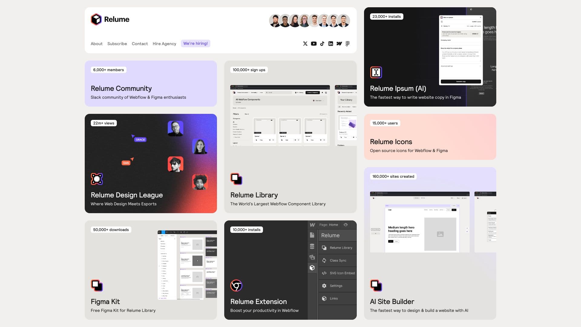 Relume screenshot
