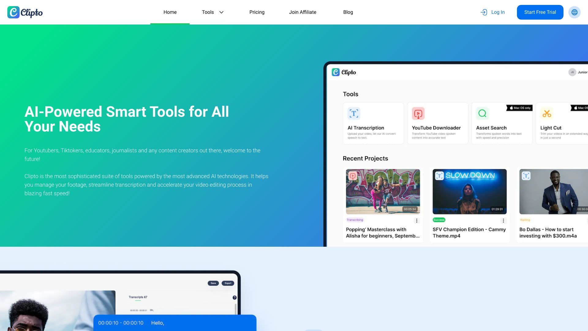 Clipto screenshot