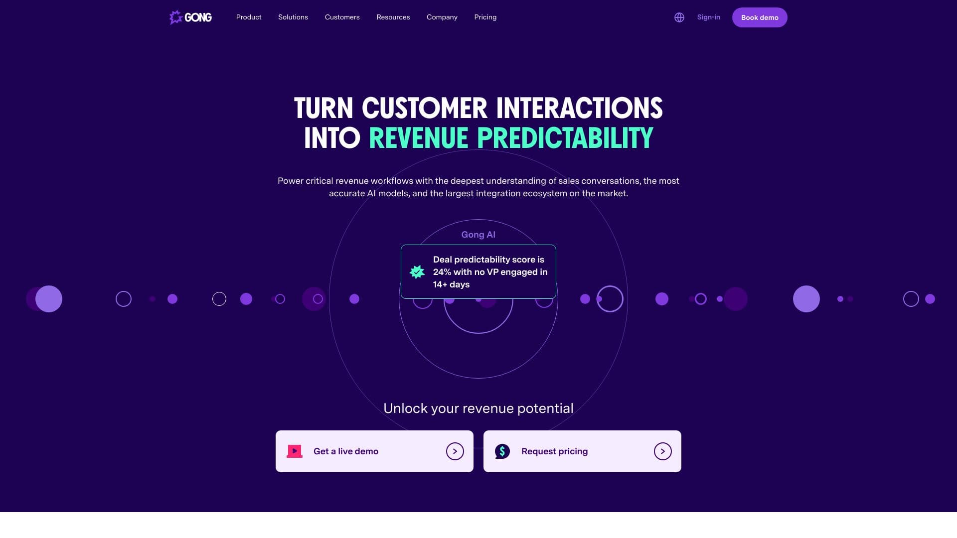 Gong - Revenue Intelligence Platform screenshot