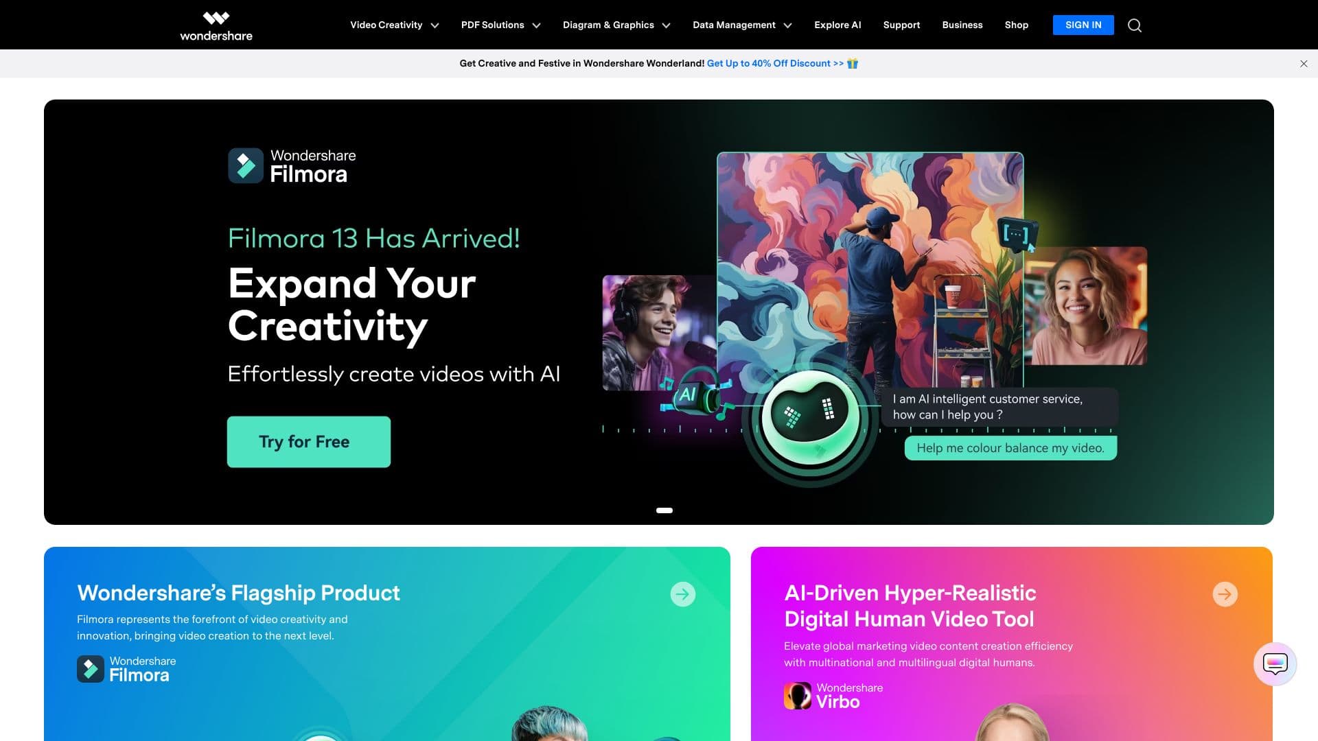 wondershare.net screenshot