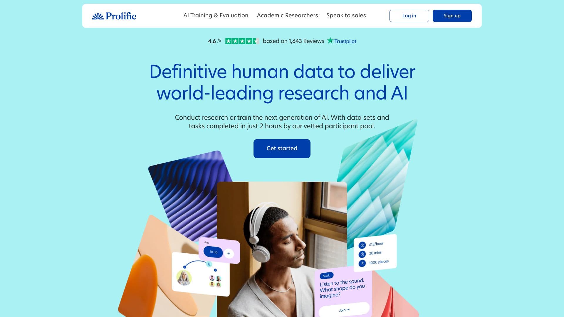 prolific.com screenshot
