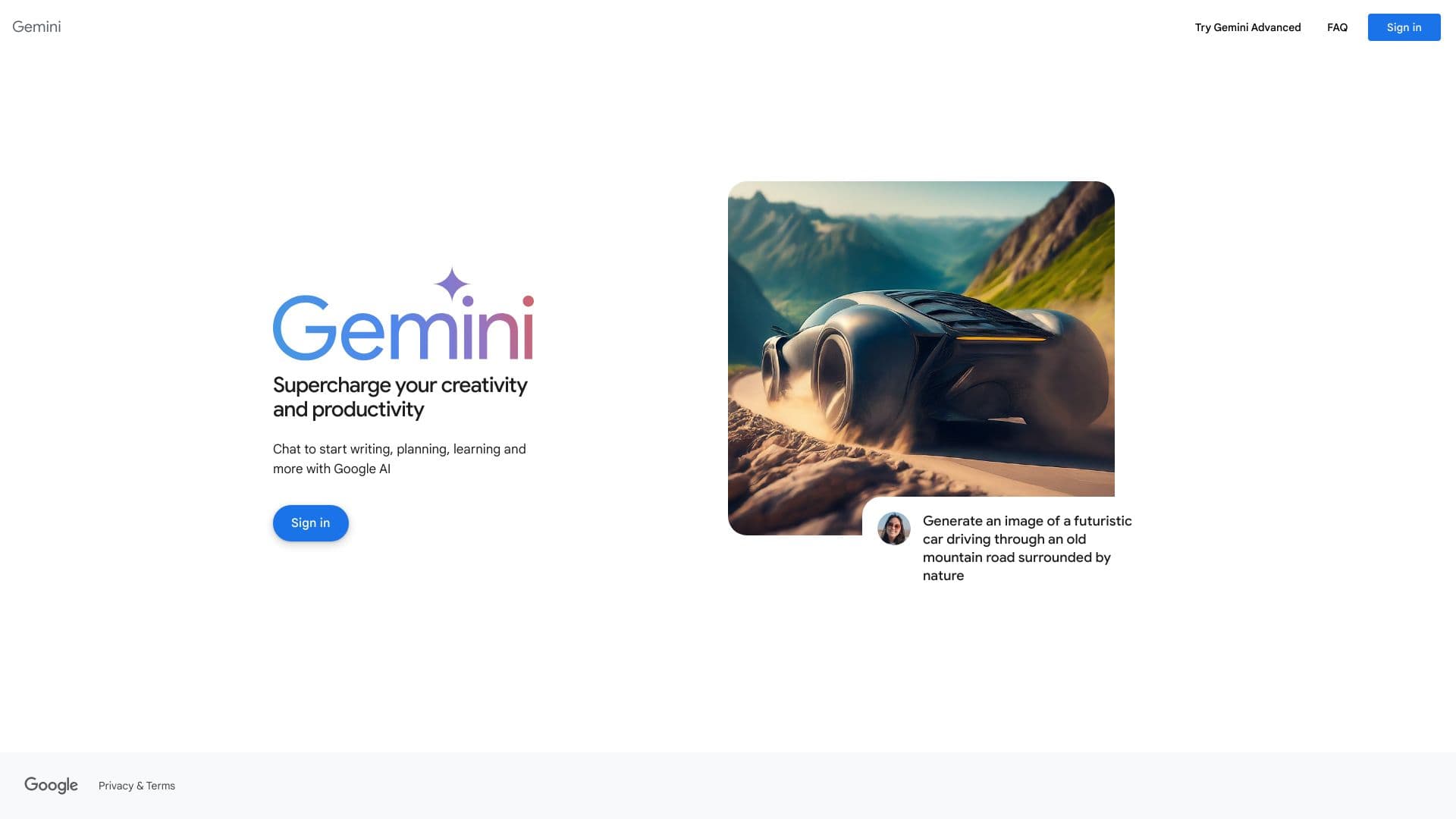 Gemini & Gemini Advanced screenshot