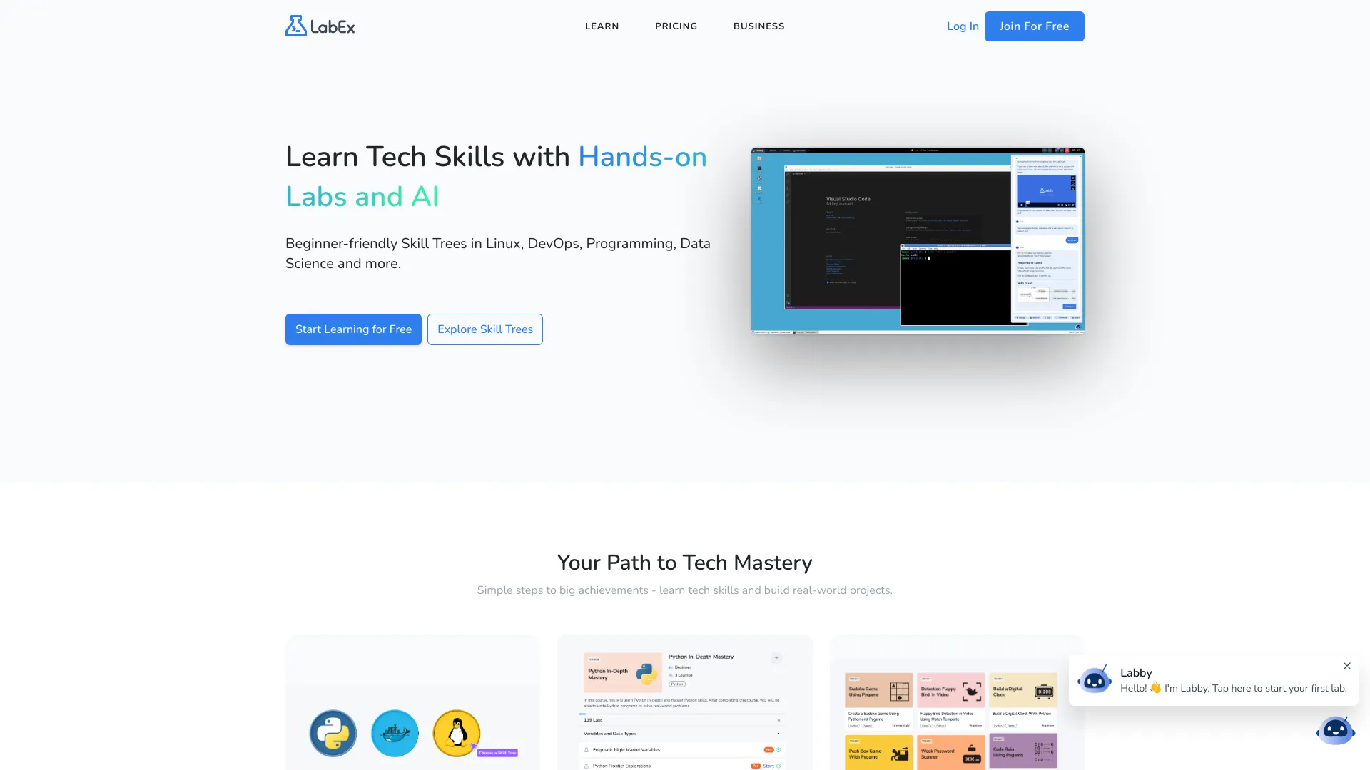 LabEx.io screenshot