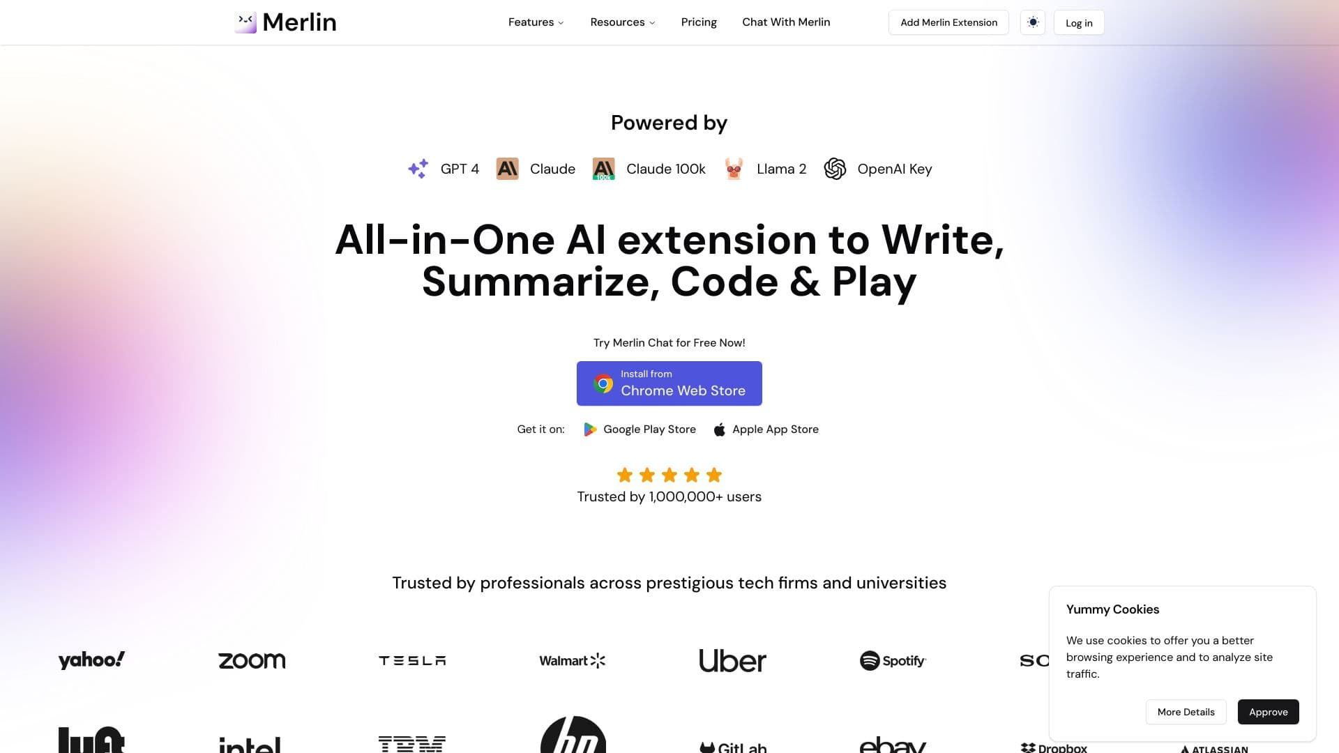 Merlin AI screenshot