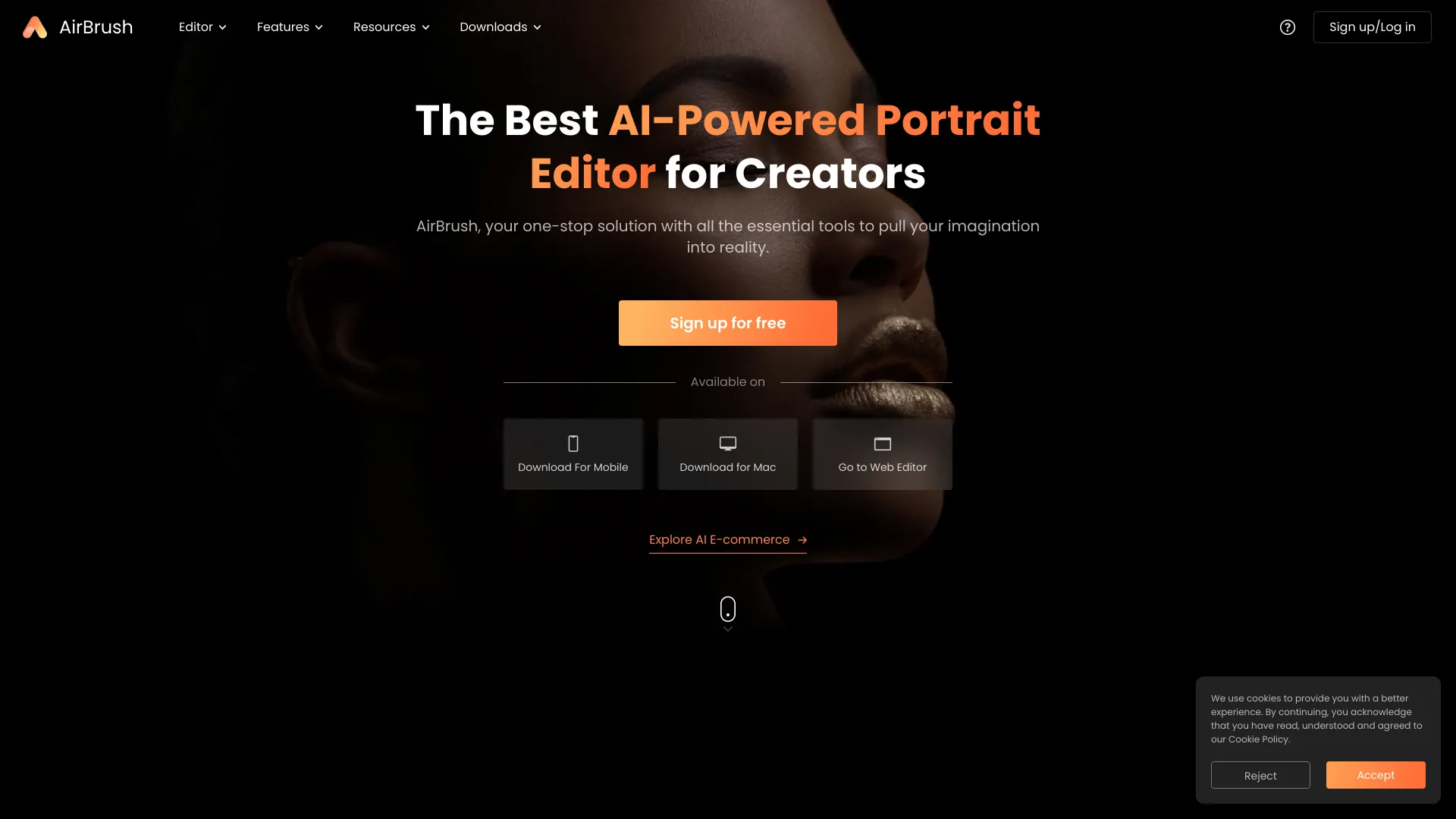 airbrush.com screenshot