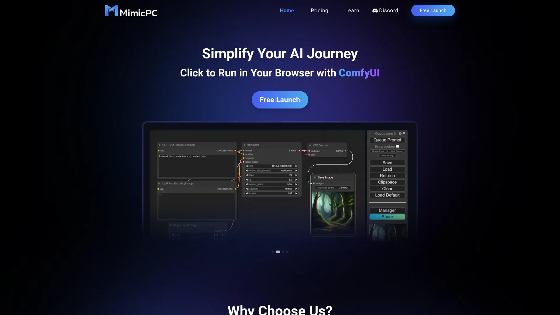 MimicPC screenshot
