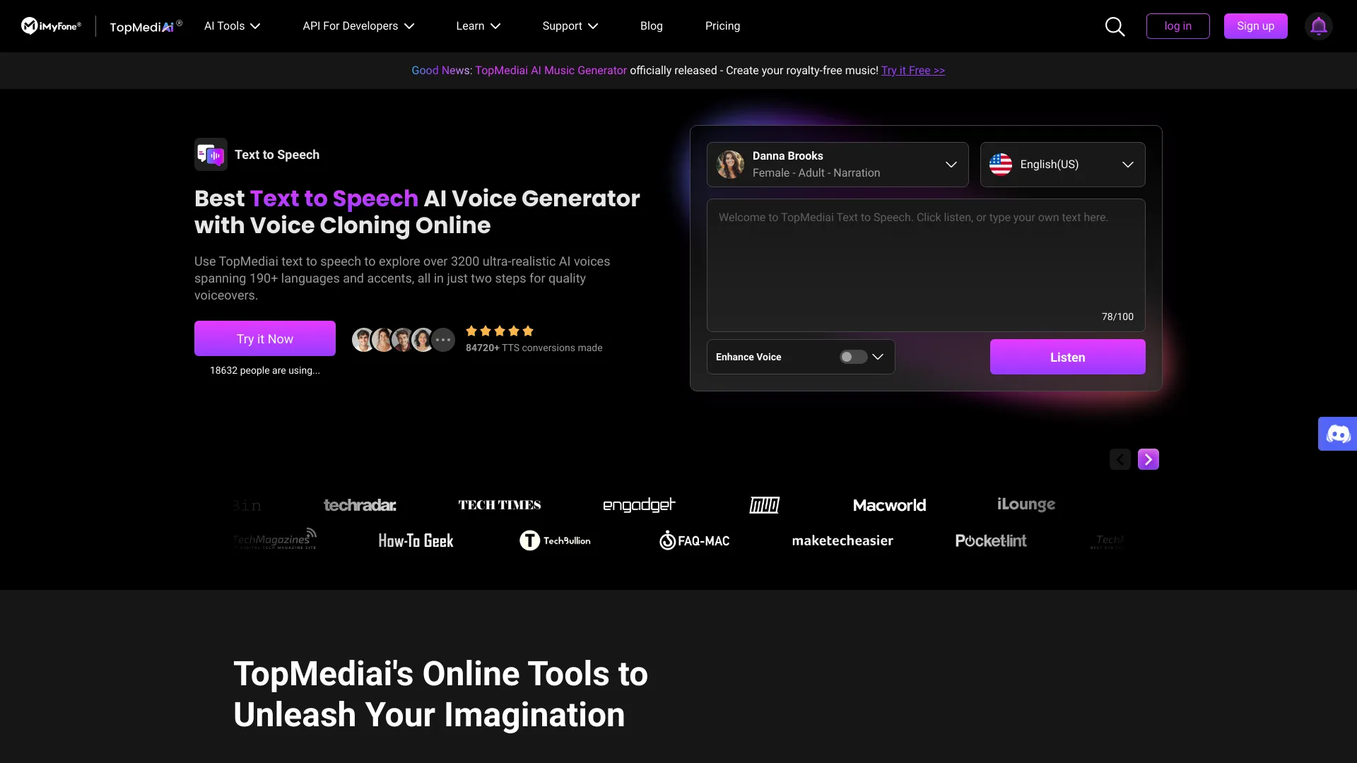Topmediai screenshot