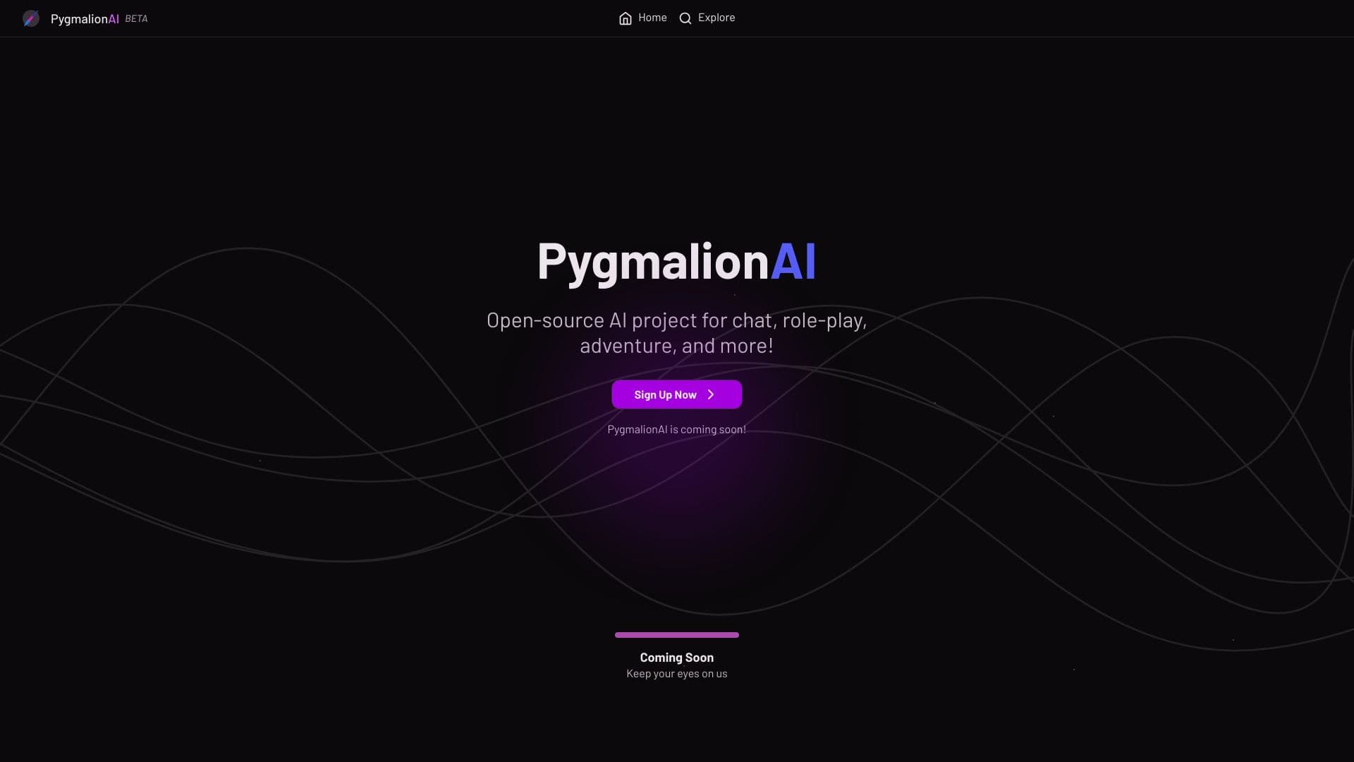 Pygmalion AI screenshot