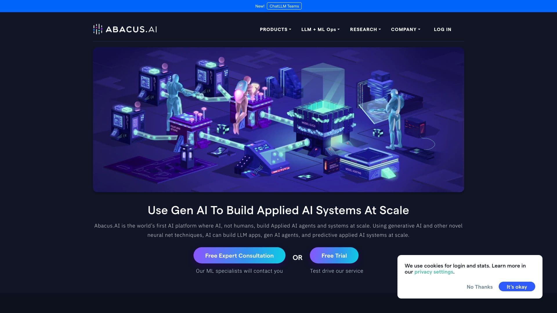 Abacus AI screenshot