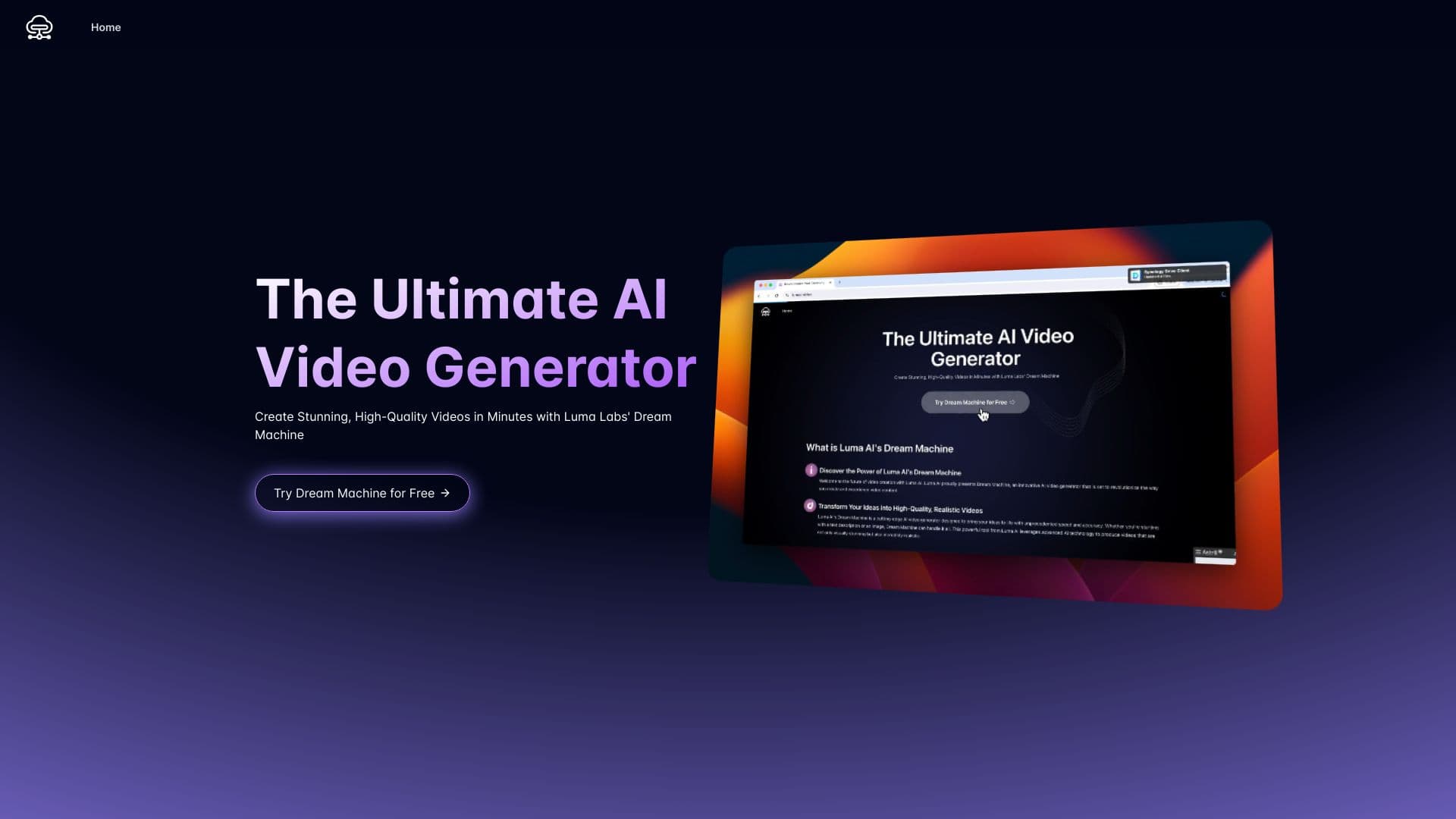 Luma AI Video Generator Free Online by Dream Machine screenshot