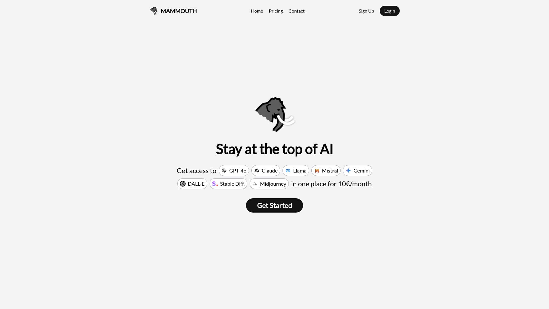 Mammouth screenshot