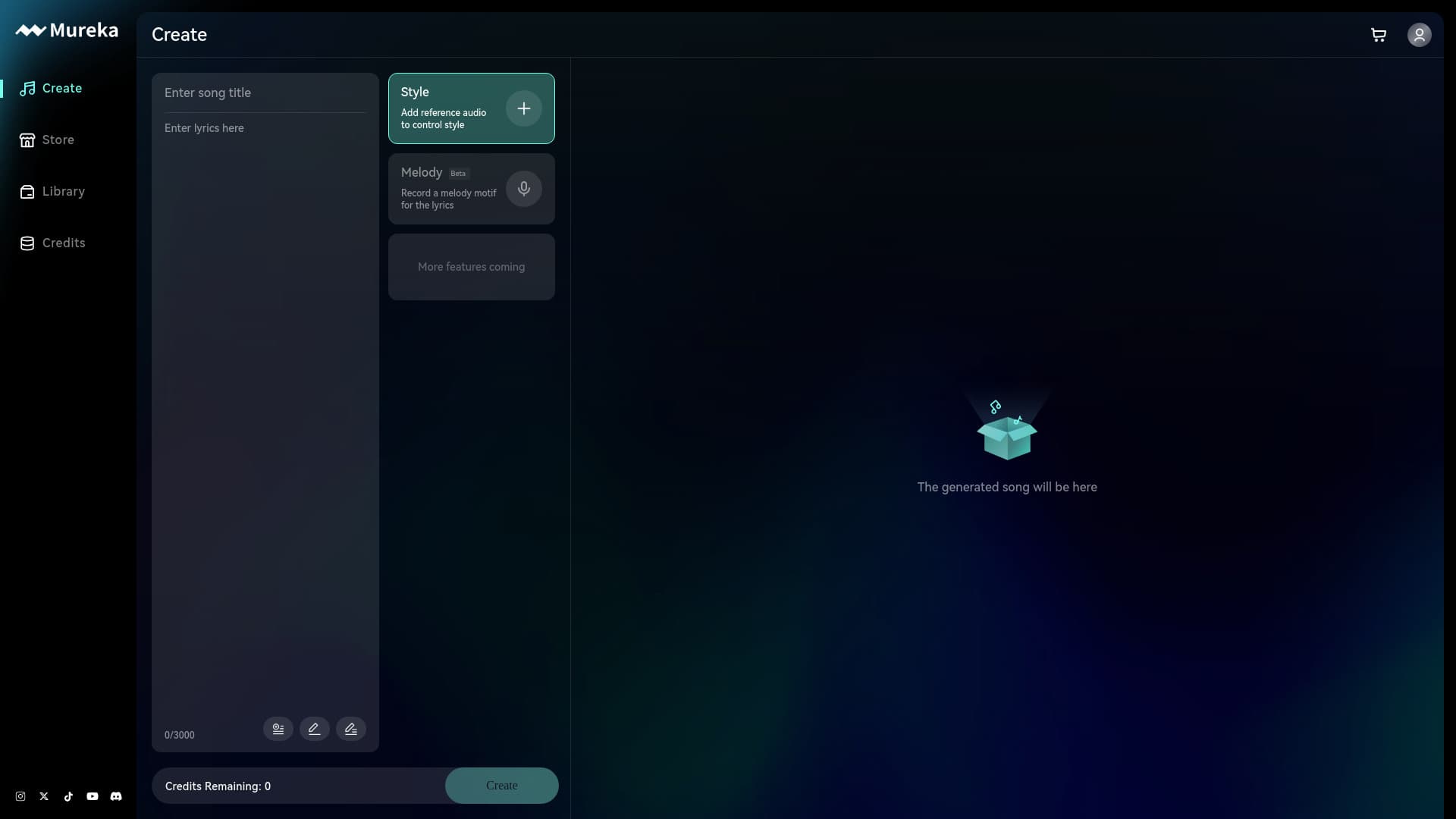 Mureka screenshot