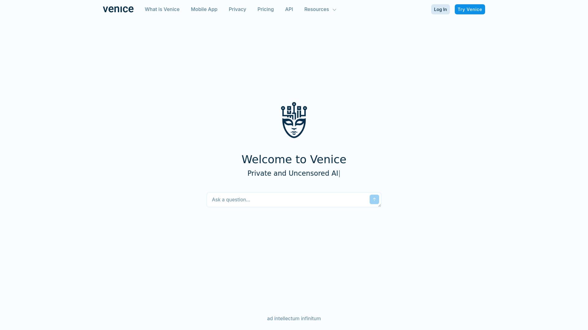 venice.ai screenshot