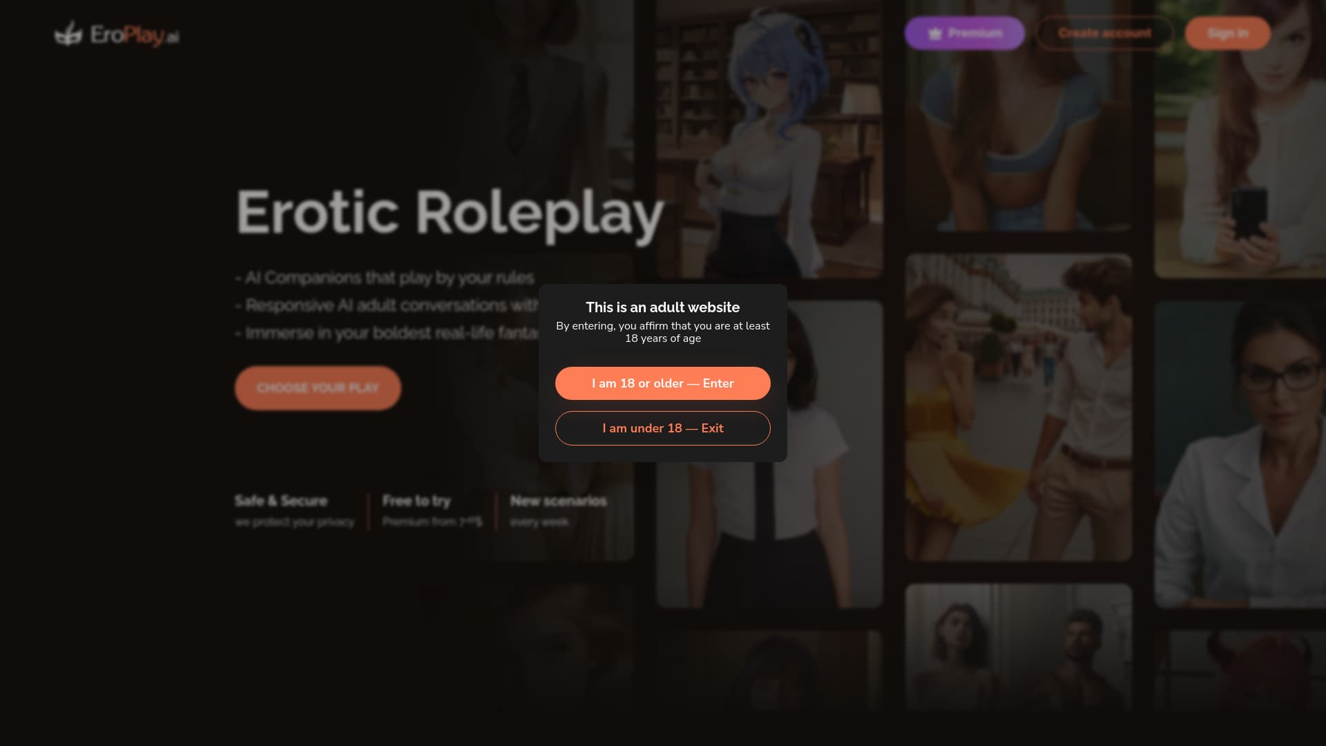 EroPlay.ai screenshot