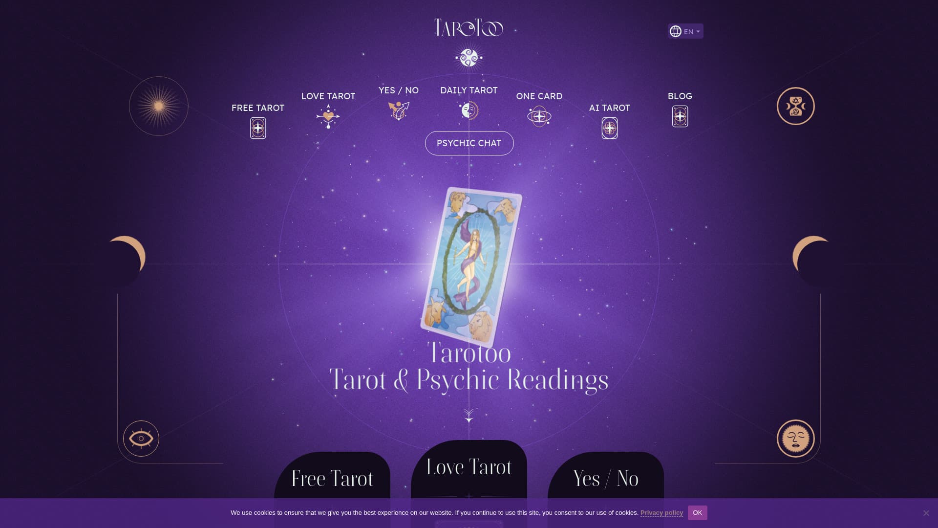 Tarotoo screenshot