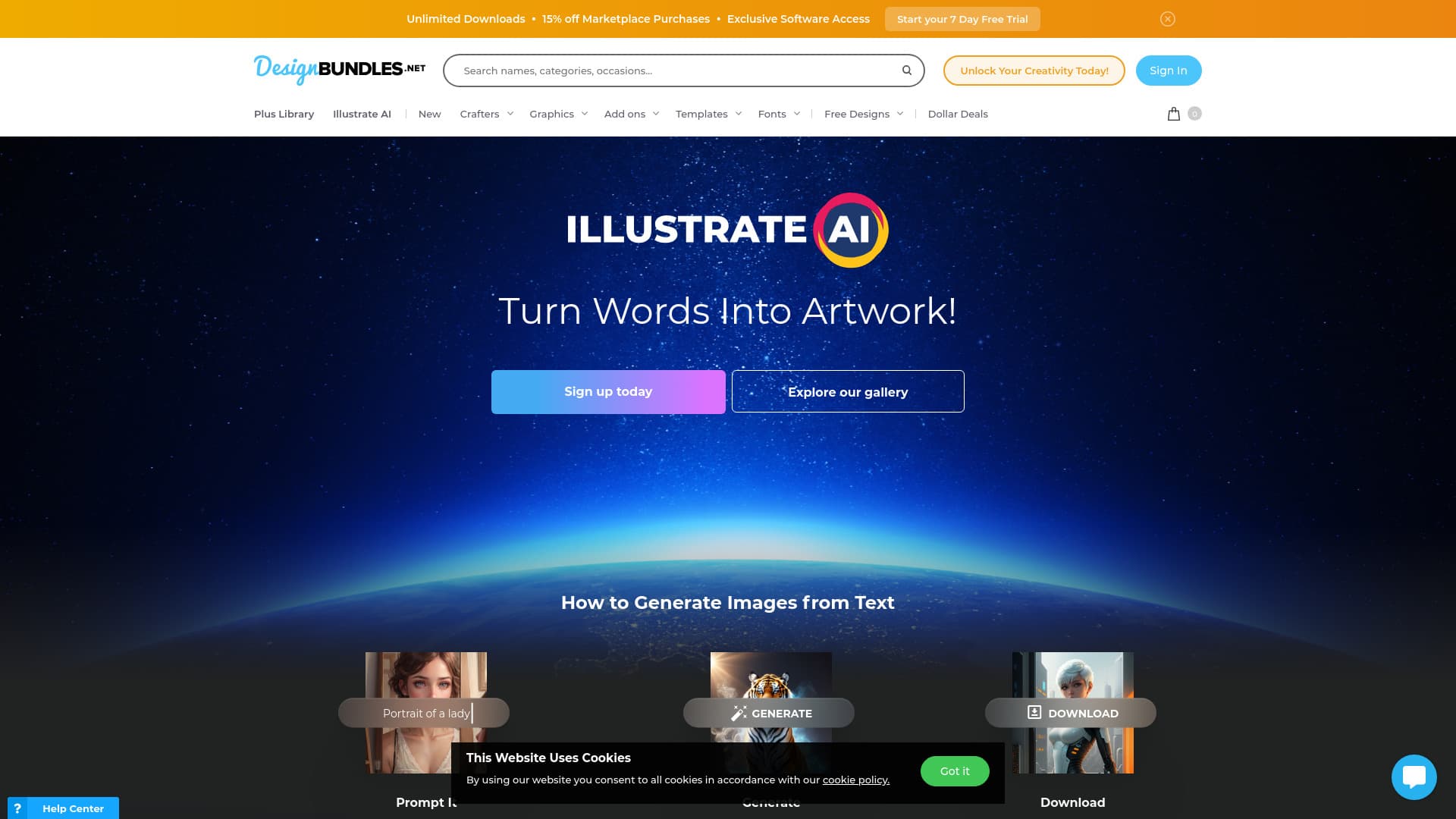 Illustrate AI screenshot