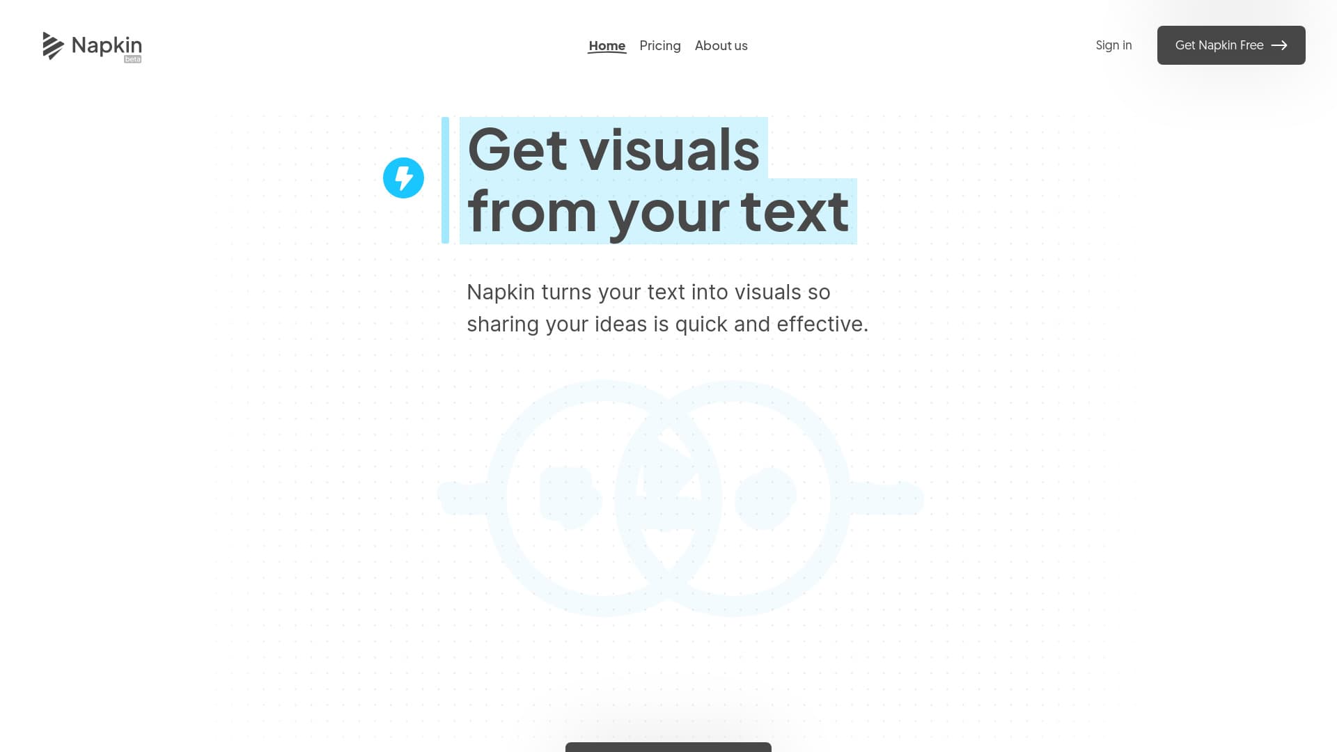 napkin screenshot
