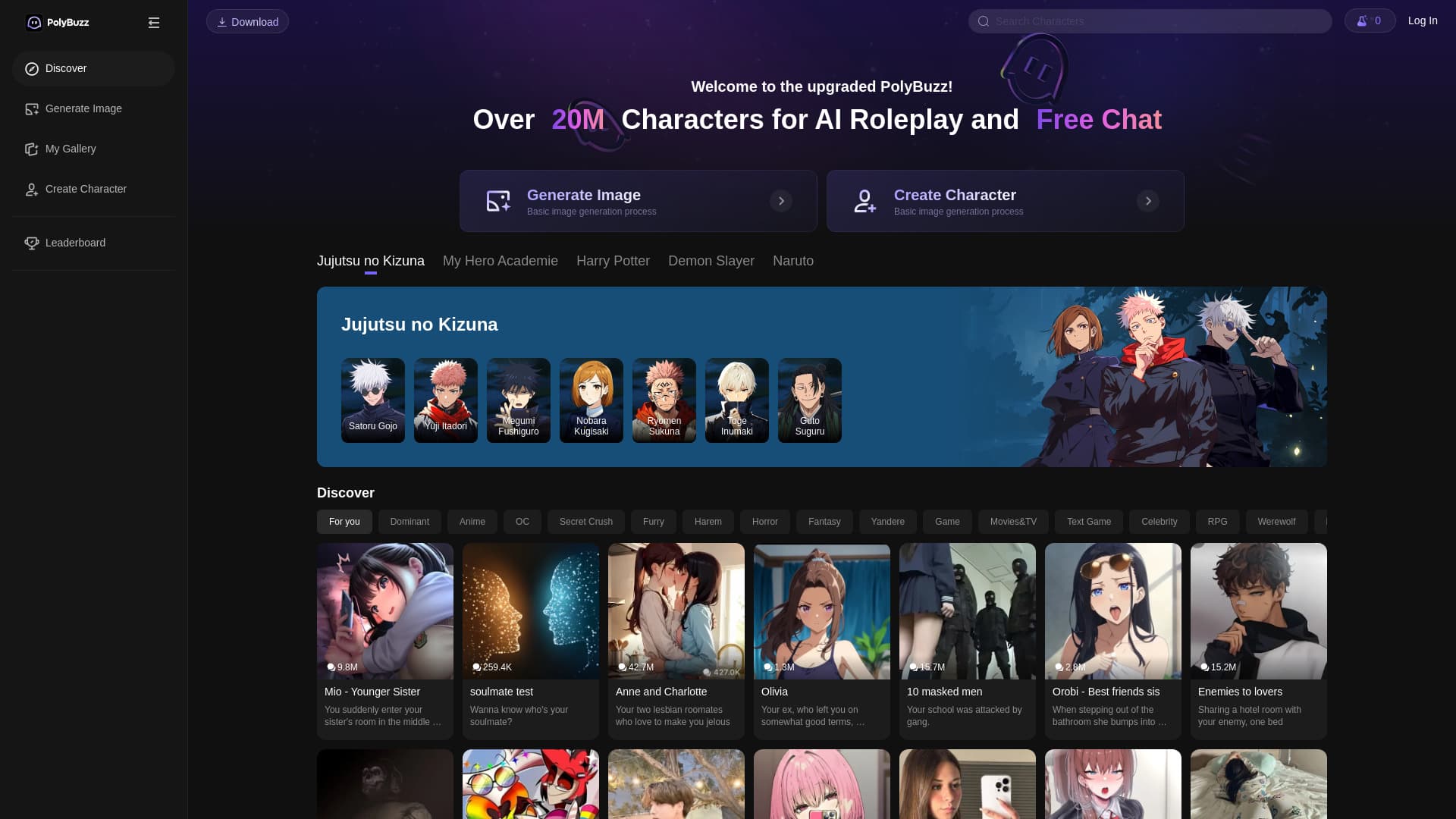 PolyBuzz screenshot