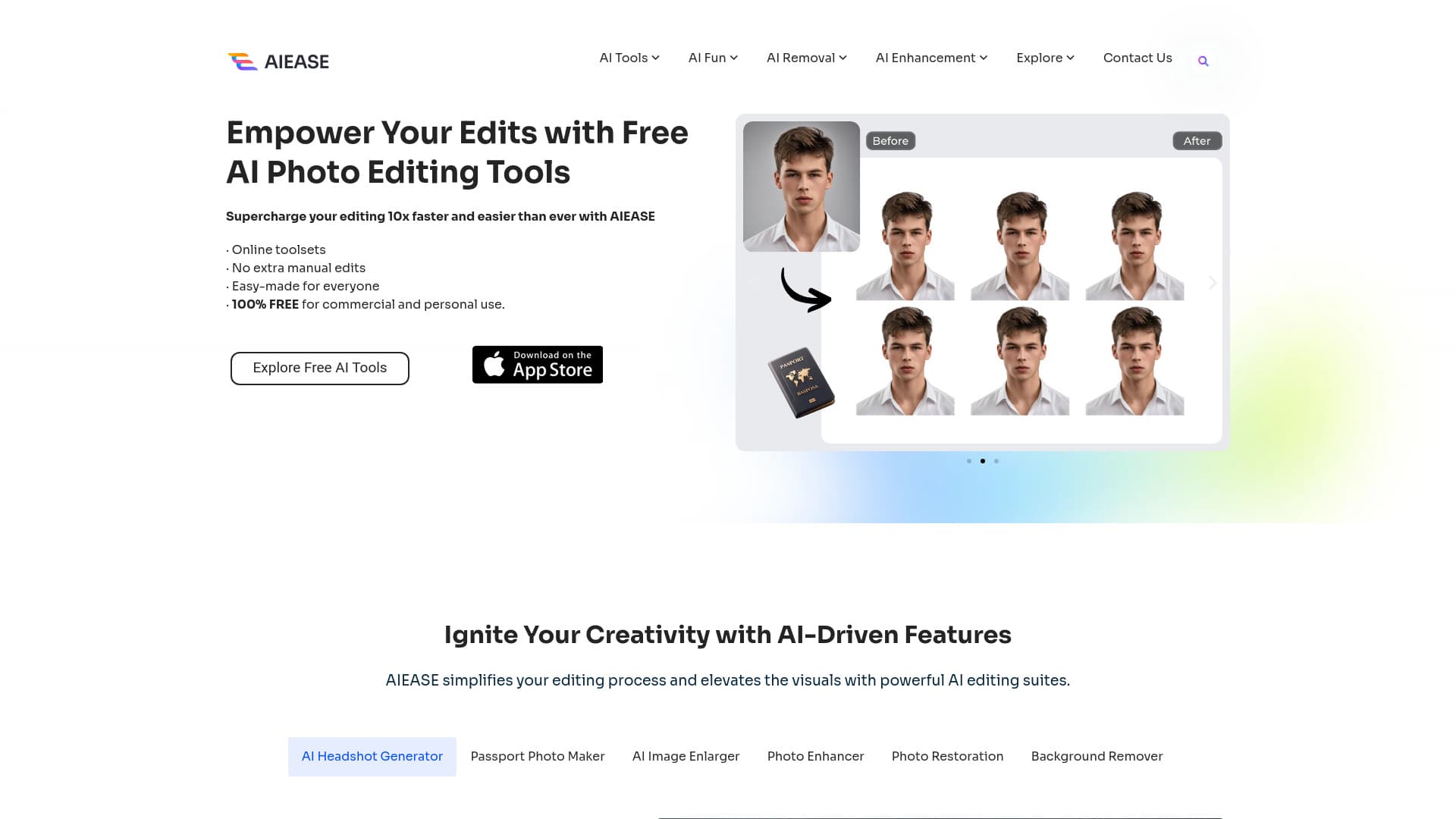 AI Ease AI Photo Editor screenshot