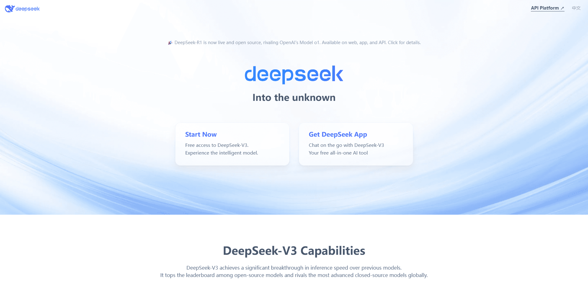 Deepseek screenshot