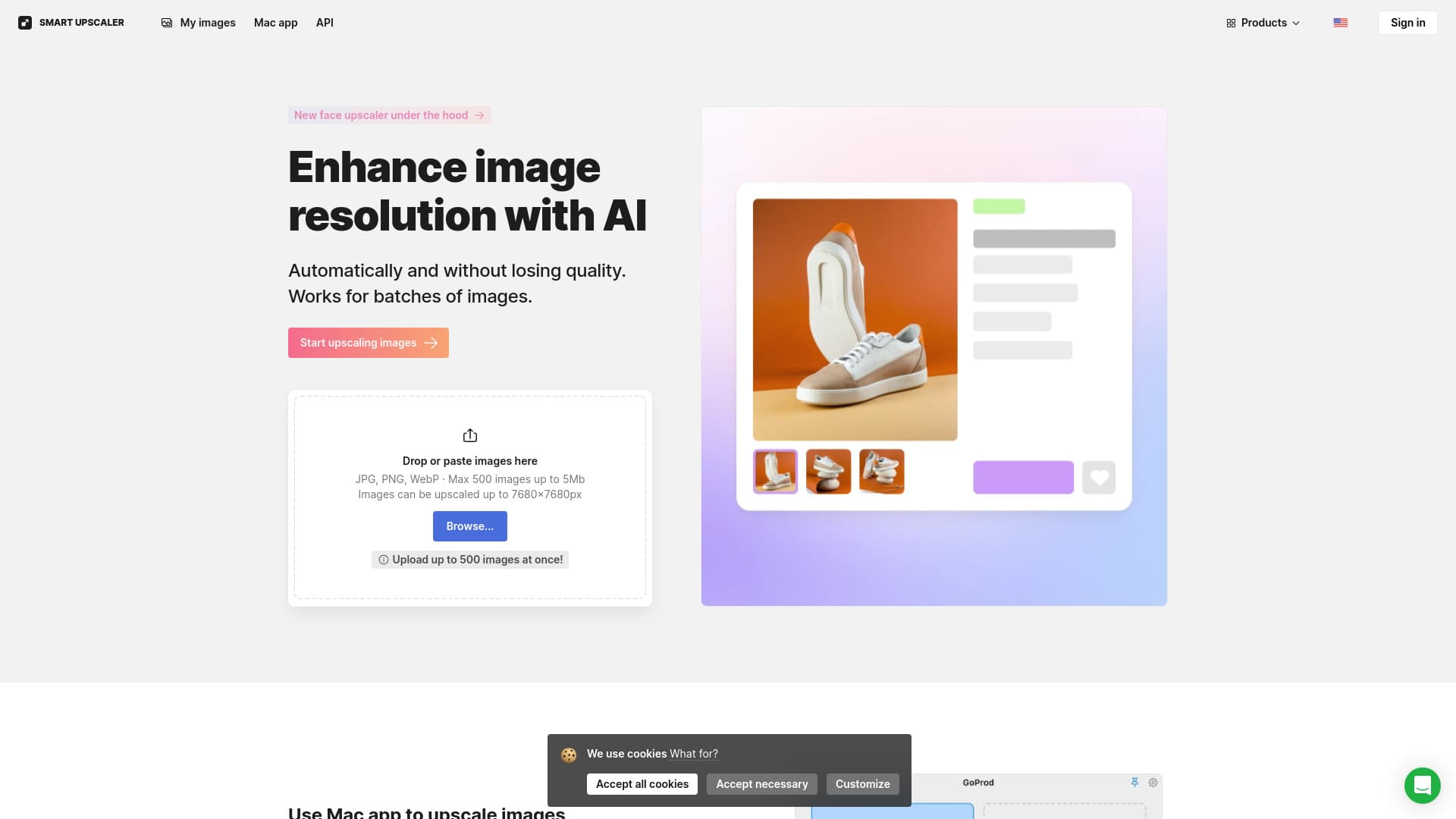 AI Image Upscaler screenshot