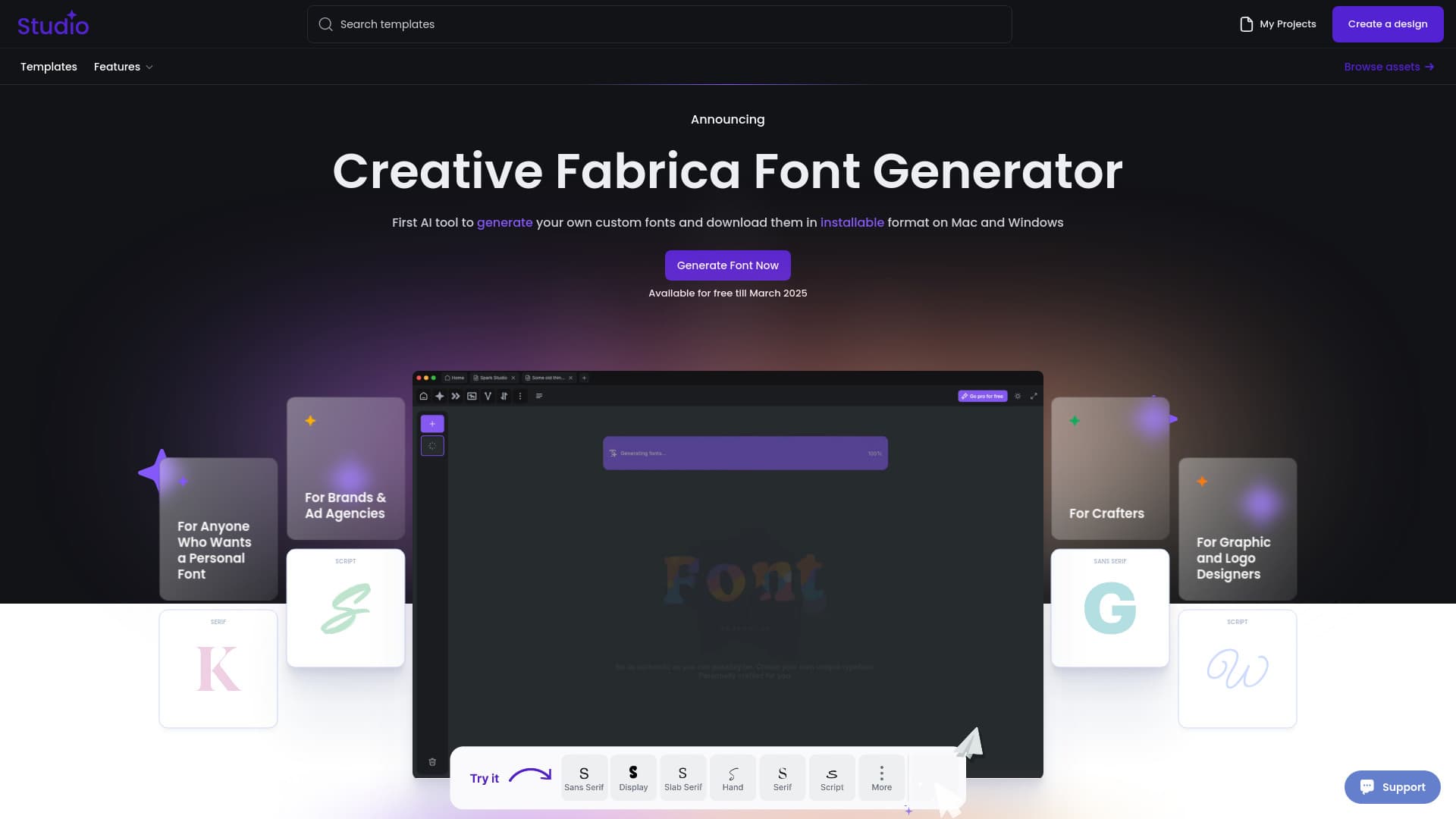 Creative Fabrica screenshot