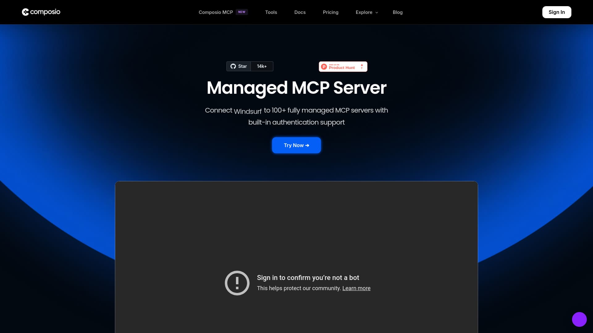 Composio MCP screenshot
