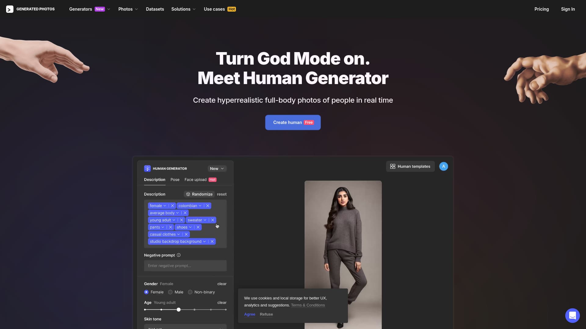 AI Human Generator screenshot