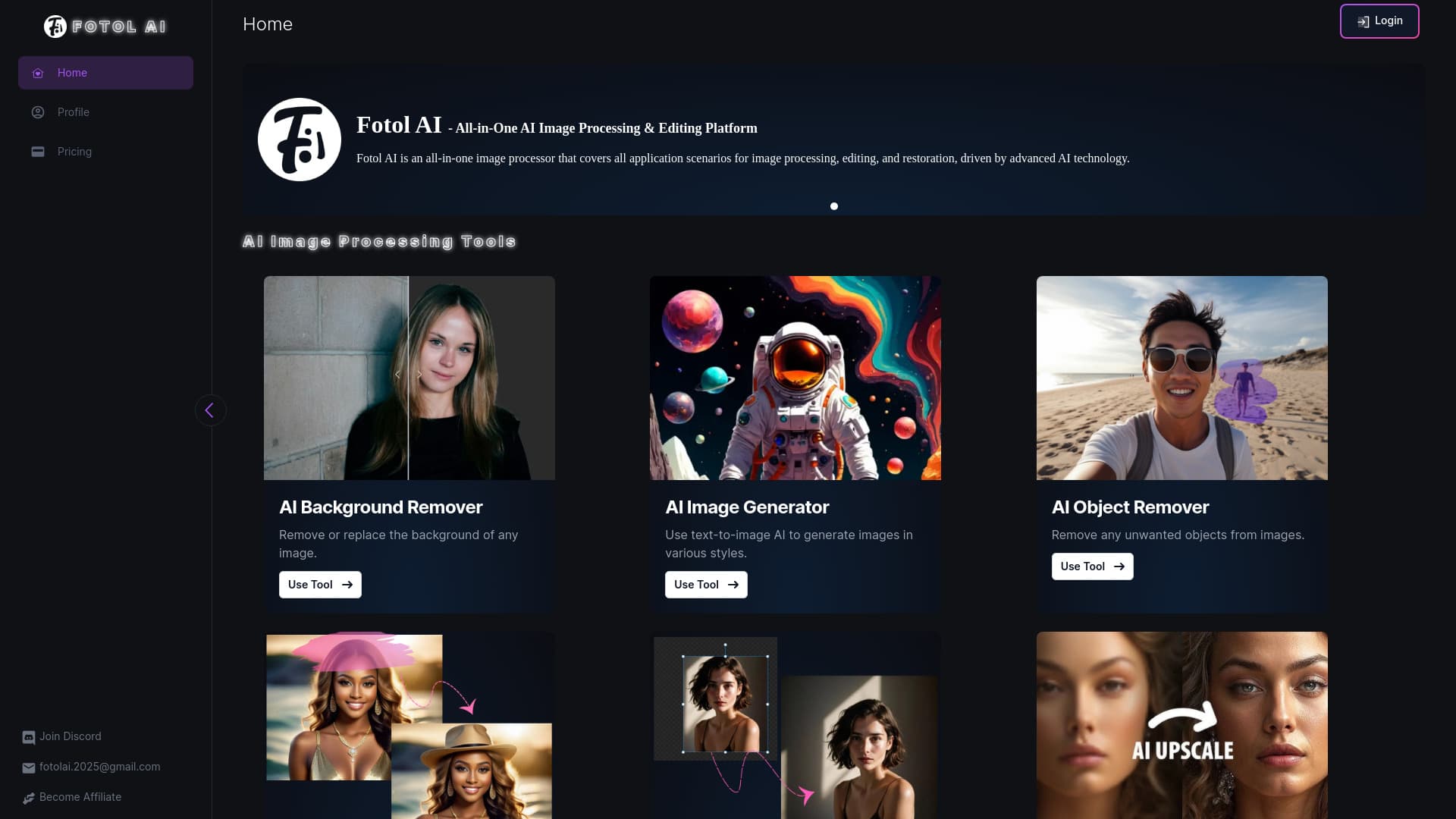 Fotol AI screenshot