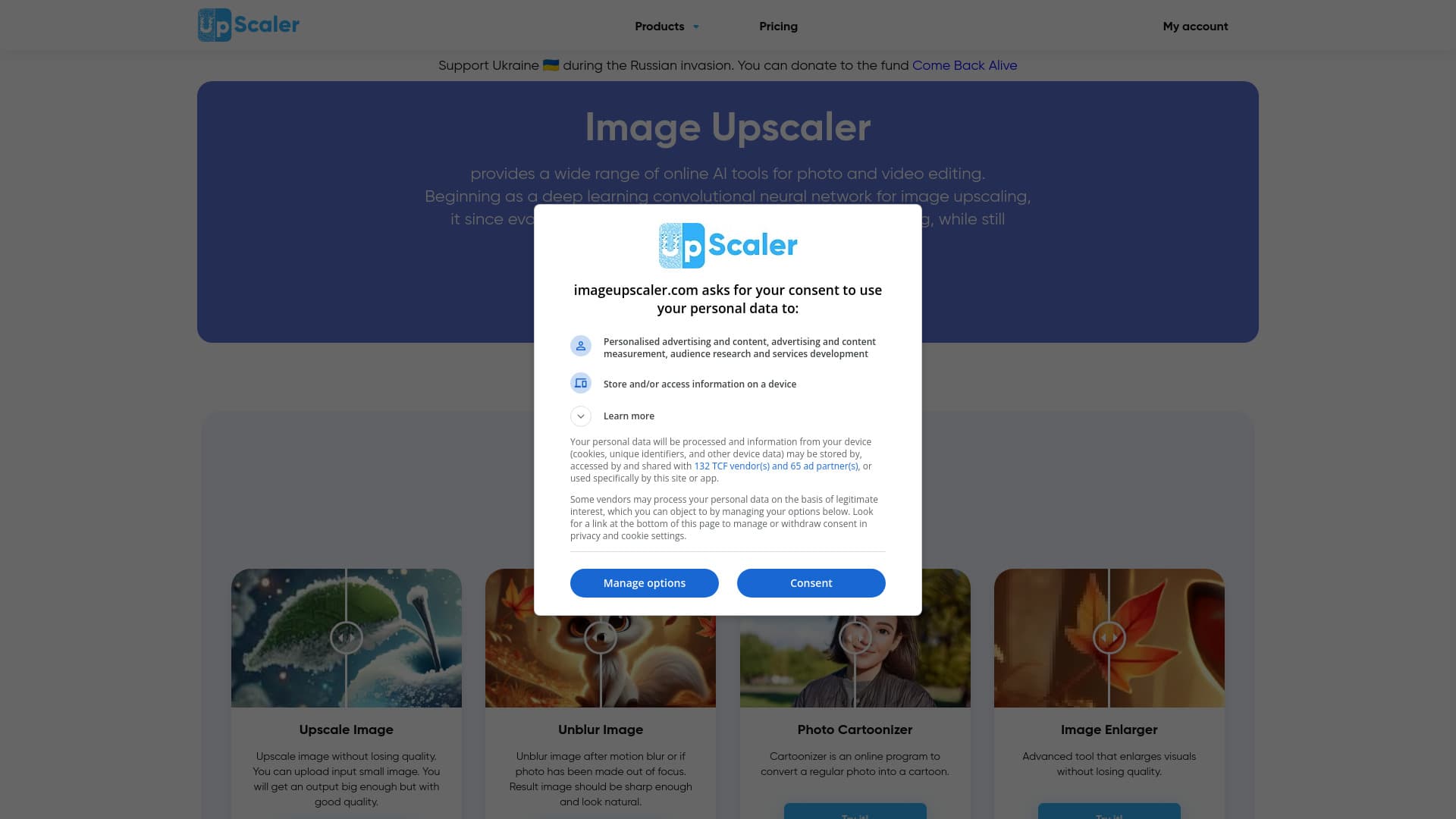 Image Upscaler - Upscale Your Photo for Free with AI screenshot
