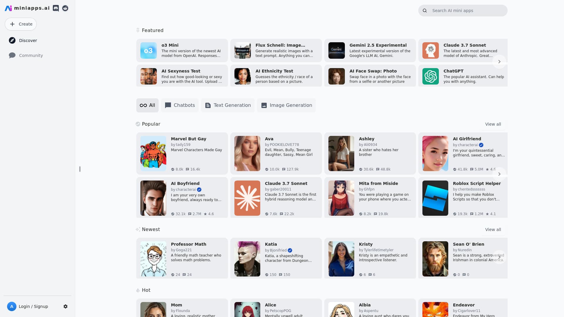 miniapps ai screenshot