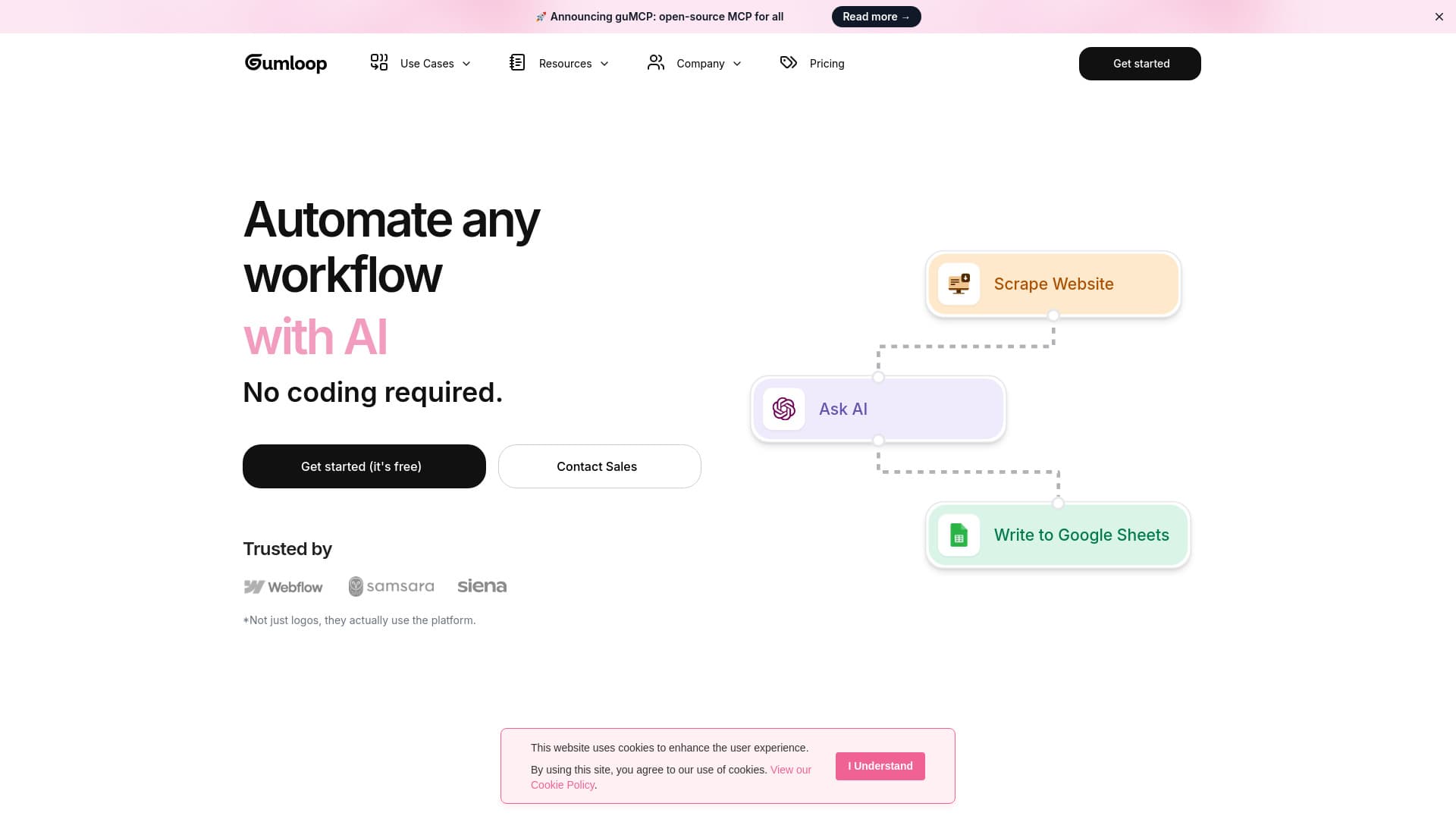 Gumloop screenshot