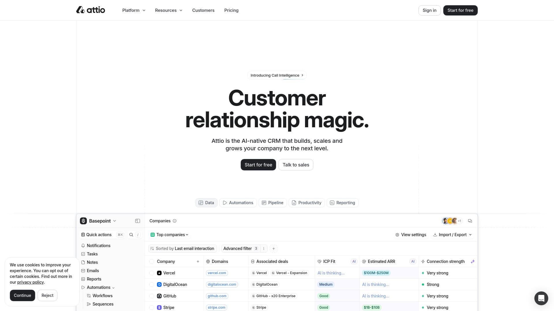 Attio screenshot