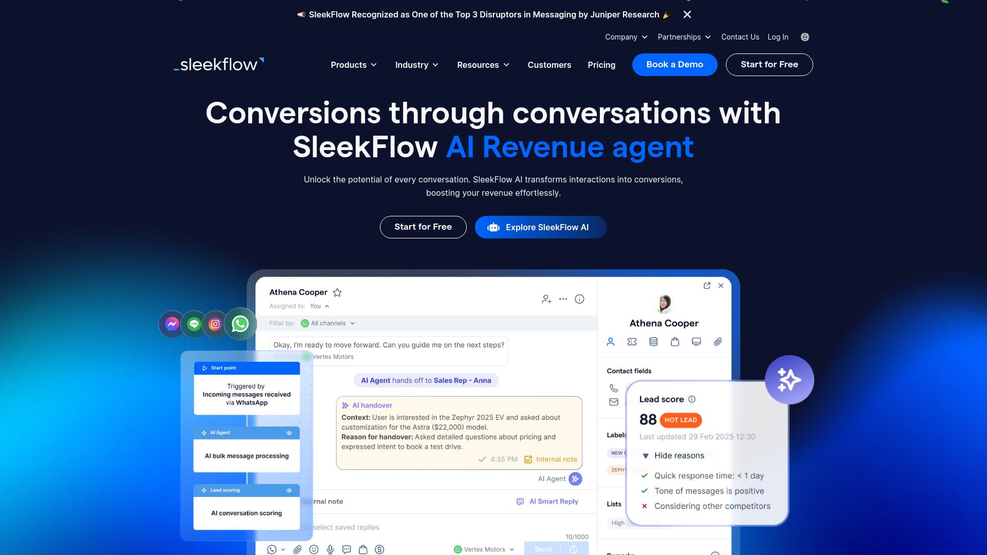 SleekFlow screenshot
