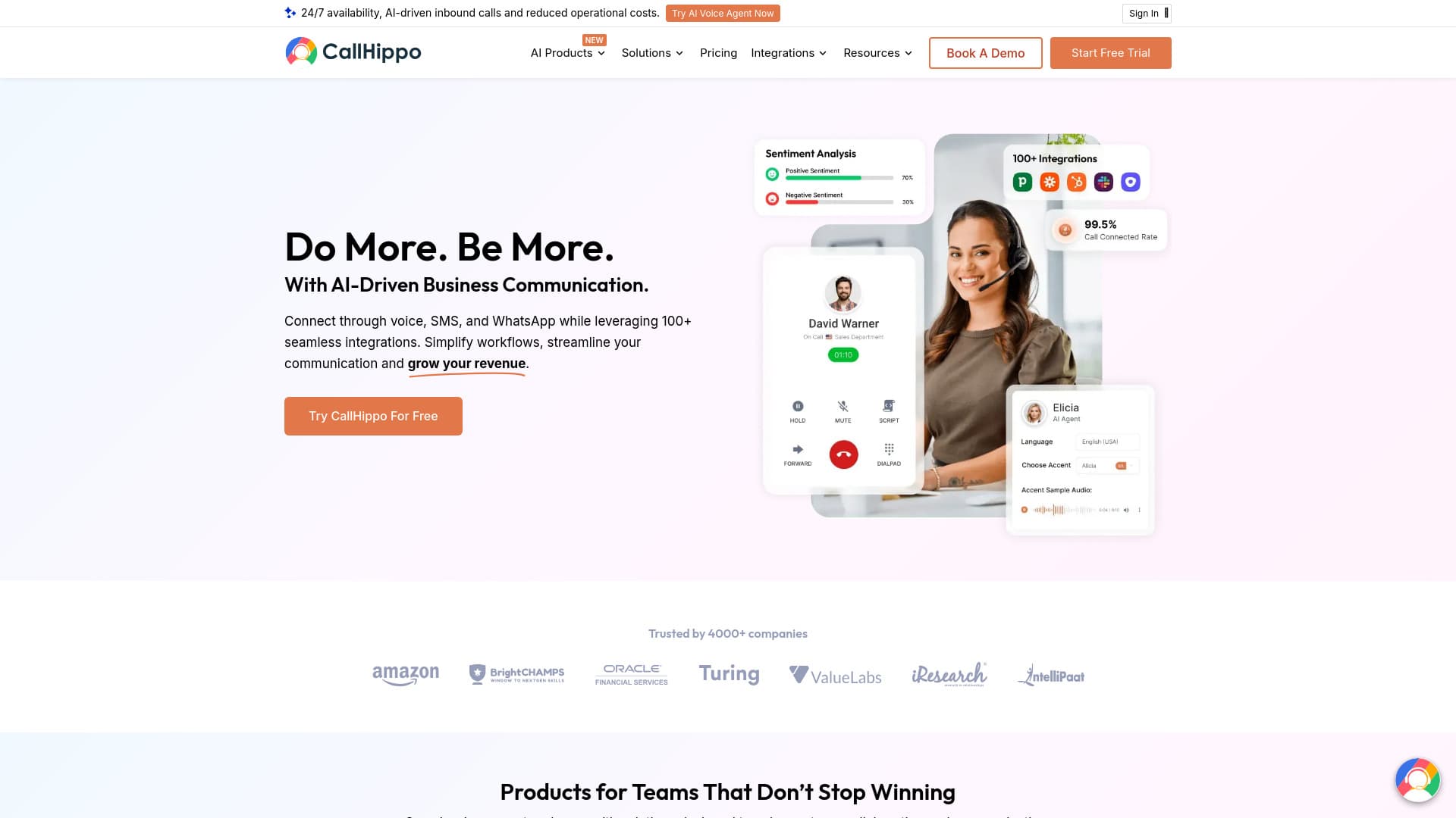 CallHippo screenshot