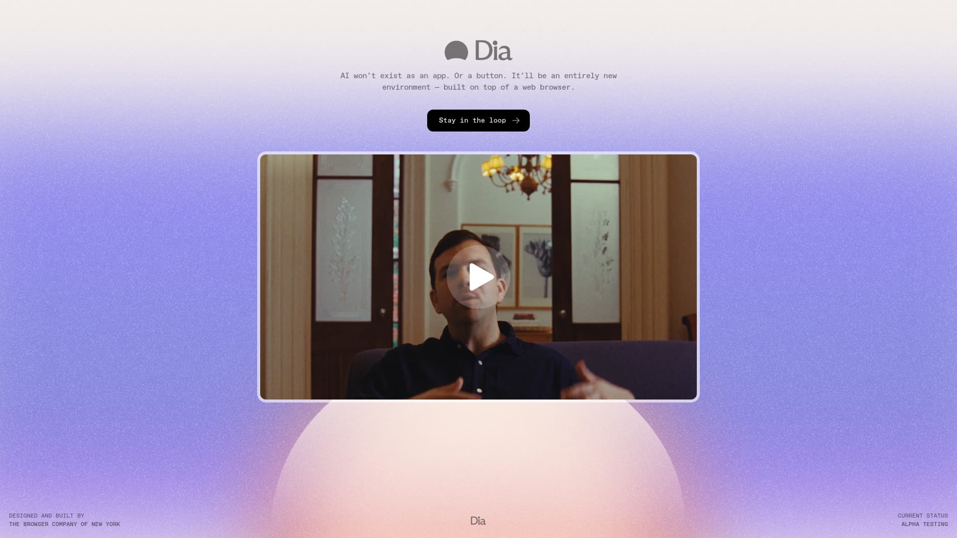 Dia Browser screenshot