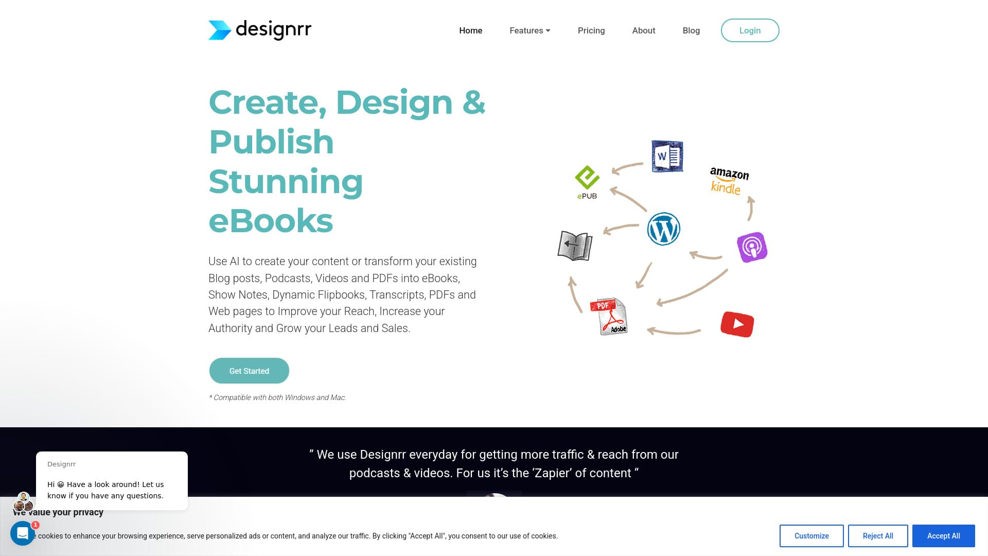 Designrr screenshot