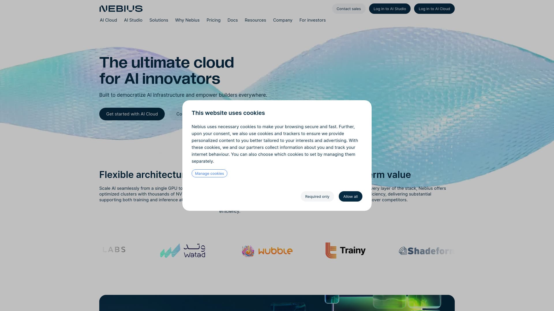 Nebius screenshot