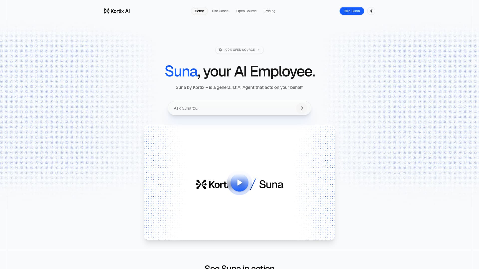 Suna screenshot