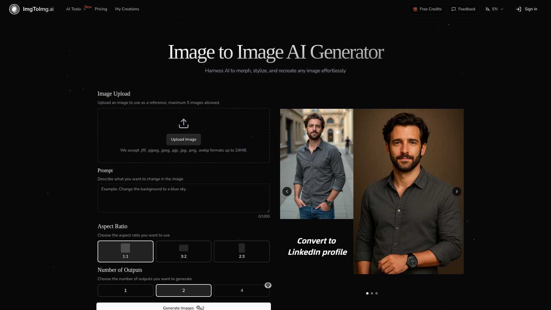 Image To Image AI screenshot