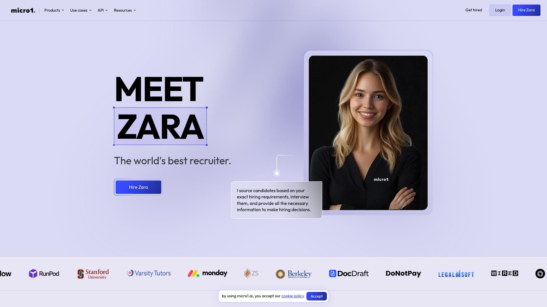 Zara screenshot